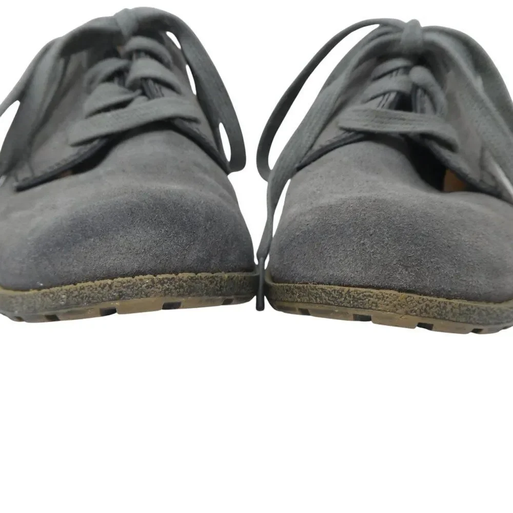 Naya Tiber Gray Leather Lace‎ Up Oxford Shoes Womens 7.5